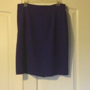 Liz Claiborne Royal Blue Skirt Size 16p